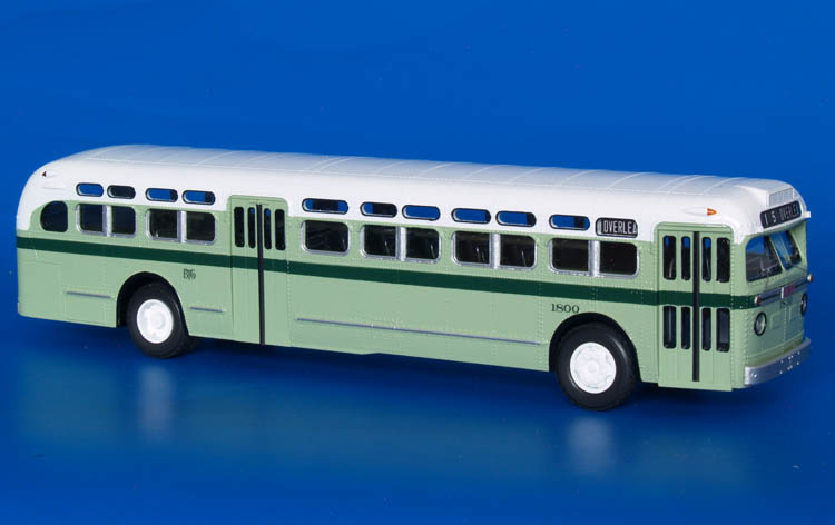 1953/54 GM TDH-5105 (Baltimore Transit Co. 1800-1843 series) - post'59 Mint Green/Pine Green livery. SPTC238.09a-1 Model 1 48